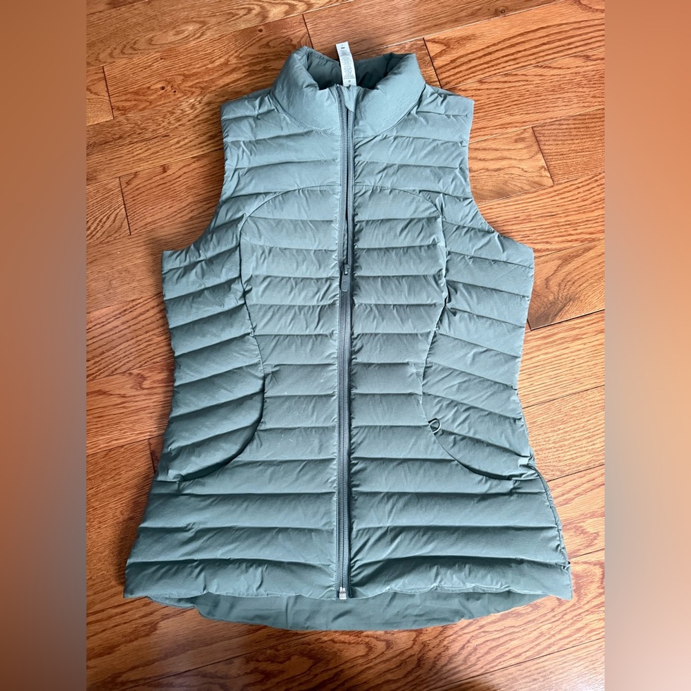 lululemon athletica Sage Green Quilted Down-Style Vest
